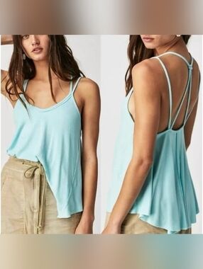 We The Free Mint Green Tank Top